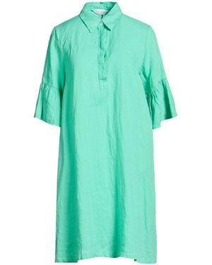Robert Friedman Mini Dress Linen - Green