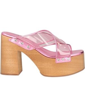 HAUS OF HONEY Mules & Clogs - Pink