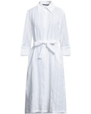 Brian Dales Midi Dress - White