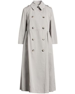 ALESSIA SANTI Overcoat & Trench Coat Polyester, Cotton - Gray