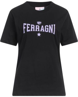 Chiara Ferragni T-Shirt Cotton - Black