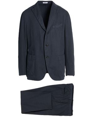 Boglioli Suit Cotton, Linen - Blue