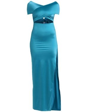 Feminista Maxi Dress Polyamide, Elastane - Blue