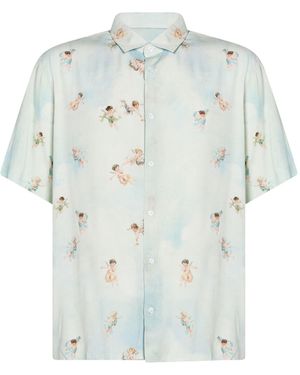 FAMILY FIRST Shirt Viscose - Blue