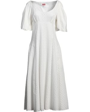 KENZO Vestido midi - Blanco