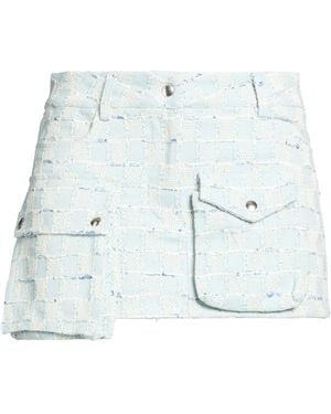 Forte Sky Mini Skirt Cotton, Acrylic, Polyester - Blue