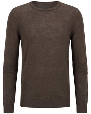 Masnada Sweater Merino Wool - Brown