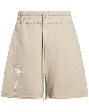 Rick Owens X Champion Shorts & Bermuda Shorts Cotton - Natural