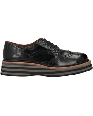 Pons Quintana Lace-Up Shoes Leather - Black