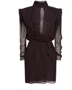 Dundas Mini Dress Silk - Black