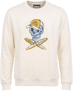 Barbour Sweatshirt Cotton - White