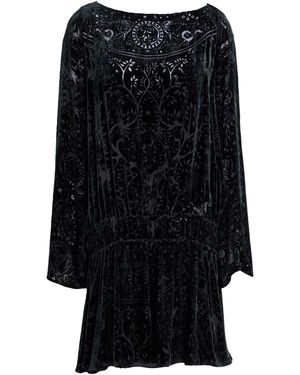 Roberto Cavalli Mini Dress Viscose, Silk - Black