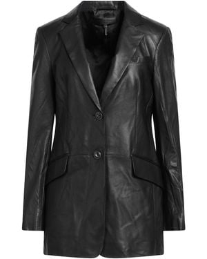 Rag & Bone Blazer Sheepskin - Black