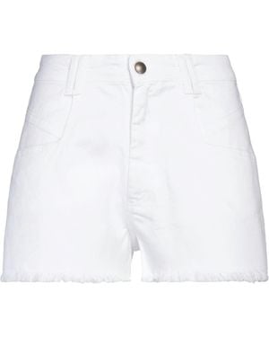 Jijil Denim Shorts - White