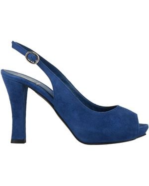 Giancarlo Paoli Sandals Leather - Blue