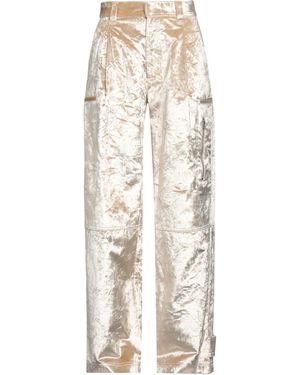 Ami Paris Pants Viscose, Cotton, Polyester - Natural