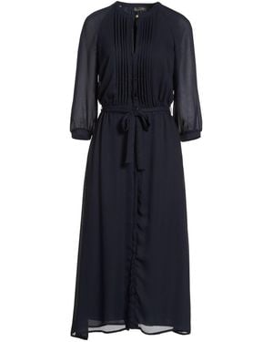Soallure Midi Dress Polyester - Blue