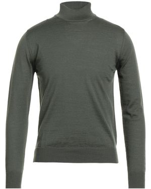 Luigi Borrelli Napoli Rollkragenpullover - Grün