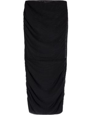 Patrizia Pepe Midi Skirt - Black