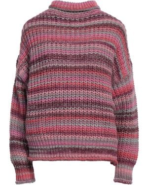 Ottod'Ame Rollkragenpullover - Rot