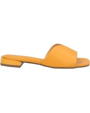 Miss Unique Sandals Leather - Orange