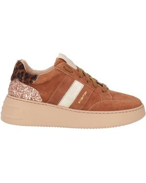 Stokton Camel Sneakers Leather - Brown