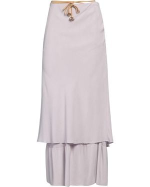 Quira Maxi Skirt Silk - Purple