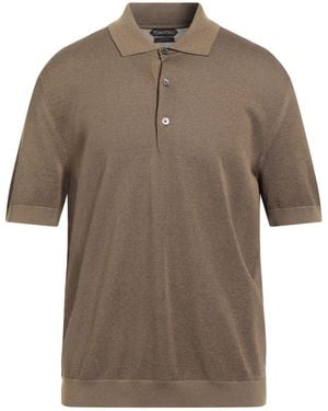 Tom Ford Military Sweater Cotton, Viscose - Brown