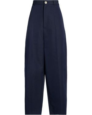 Sandro Pants Cotton, Acetate, Polyamide - Blue