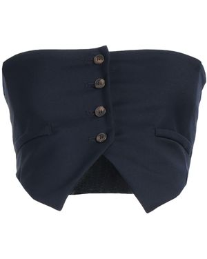 Haveone Top Polyester, Viscose, Elastane - Blue