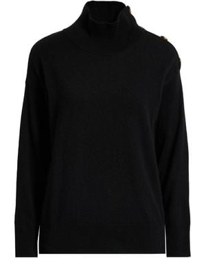 Alpha Studio Rollkragenpullover - Schwarz