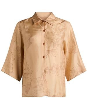Alysi Shirt Silk - Natural