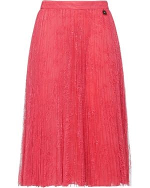 Elisabetta Franchi Midi Skirt - Red