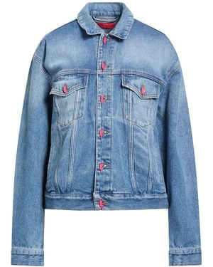 Members of The Rage Denim Outerwear - Blue