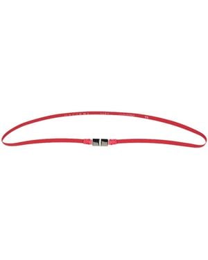 Orciani Belt Textile Fibers - White