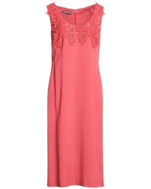 Alberta Ferretti Midi Dress Acetate, Viscose, Elastane, Polyamide, Cotton - Pink