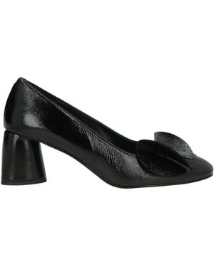 Daniele Ancarani Court Shoes Leather - Black