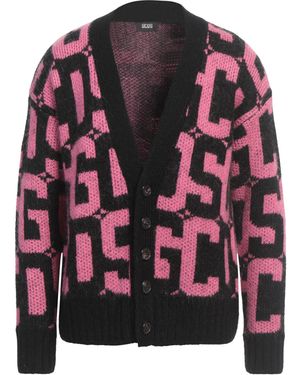 Gcds Cardigan Acrylic, Mohair Wool, Nylon, Wool - Red