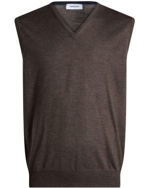 Gran Sasso Chocolate Sweater Virgin Wool - Brown