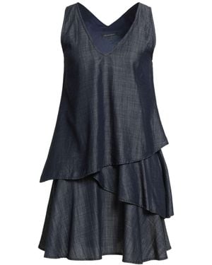 ARMANI EXCHANGE Mini Dress Lyocell - Blue
