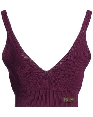 DSquared² Plum Top Wool - Purple