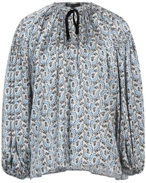 Maje Ivory Top Polyester - Gray