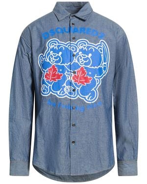 DSquared² Denim Shirt Cotton - Blue