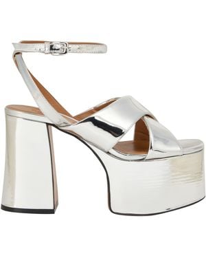 サンダル・ミュール MARNI Women Sandals SBMS004601P8006 00W74 WHITE White leather Fussbett | Marni