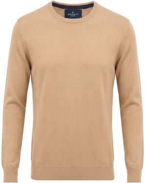Hackett Jumper Merino Wool, Viscose, Polyamide, Cashmere - Natural