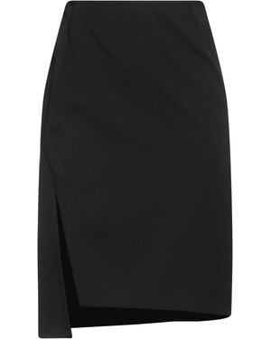 Versace Stretch Wool Skirt - Black