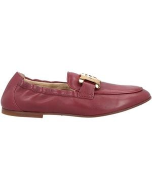 Tod's Loafers Leather - Purple