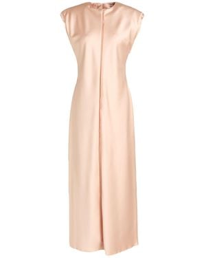 Ami Paris Midi Dress Polyester, Elastane - Pink