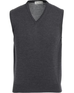 Della Ciana Charcoal Sweater Merino Wool - Gray