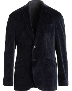 Etro Midnight Blazer Cotton - Blue